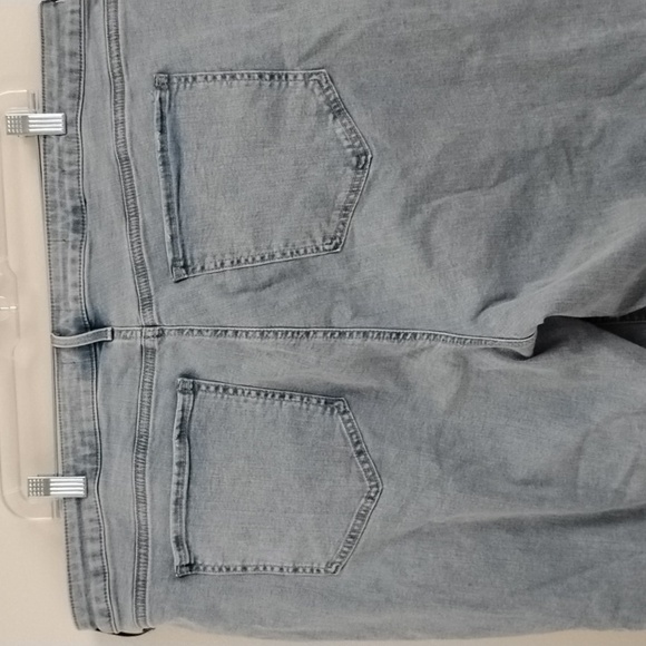 NYDJ Teresa Light Blue Wide Leg Frayed Comfy Denim Lift Tuck Technology Jeans - Picture 8 of 16